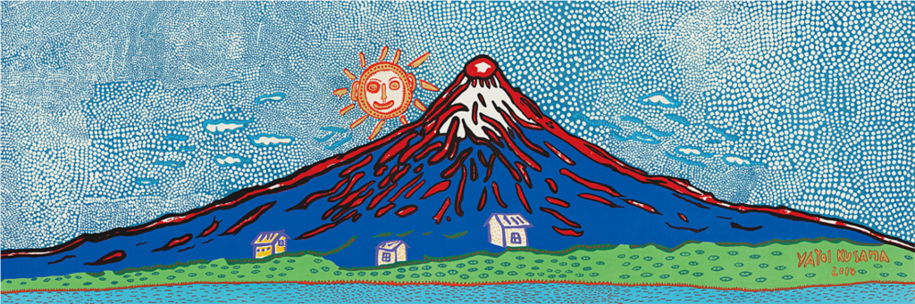 YAYOI KUSAMA Mt. Fuji in Seven Colours