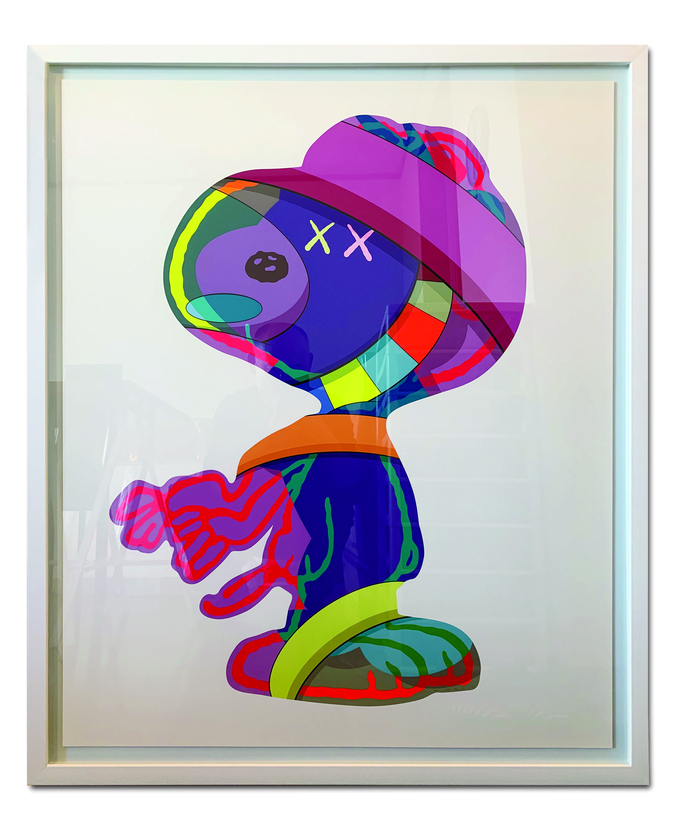 本物保証安い81141/カウズ KAWS シルクスクリーン Untitled 2002年制作 ARTOMATIC サイズ 約42×60cm ストリートアート グラフィティ　Silk Screen シルクスクリーン