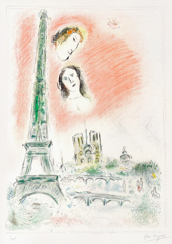 愛に満ちたマルク・シャガールの作品情報   世界のアート作品・絵画を