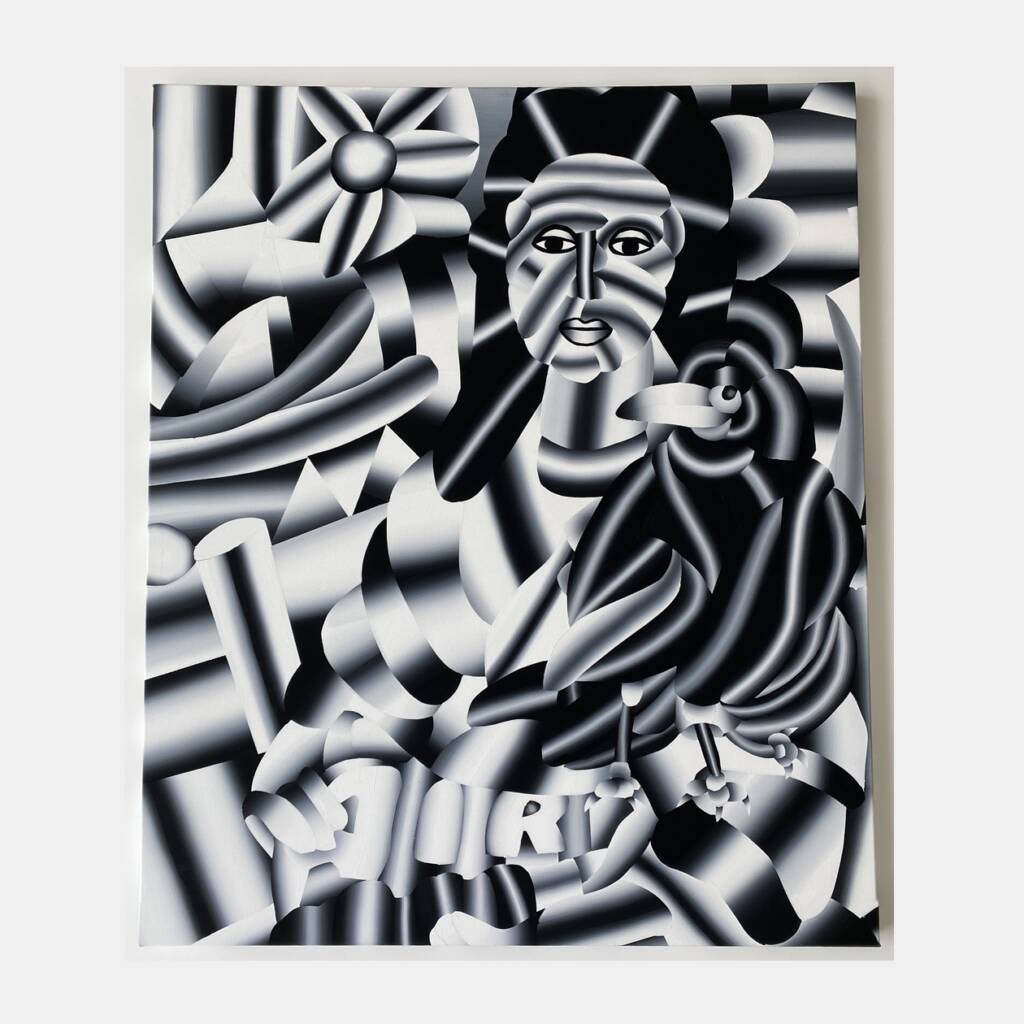 ジョフレジョ Geoffrey Bouillot アクリルキャンバス作品 ジョフレジョ