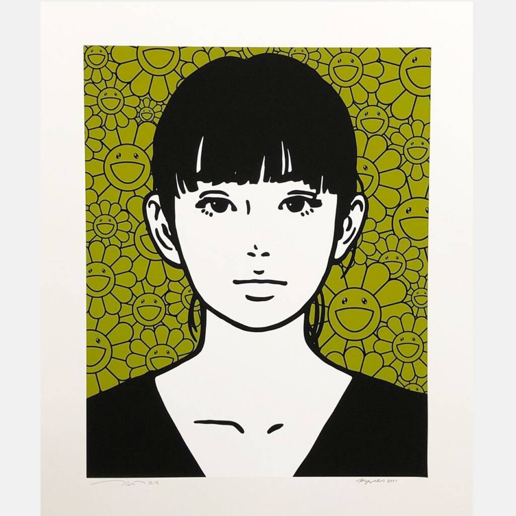 kyne 村上隆　版画　I 4月9日(金)11時よりKaikai Kiki Galleryにて、村上隆×KYNEさんの